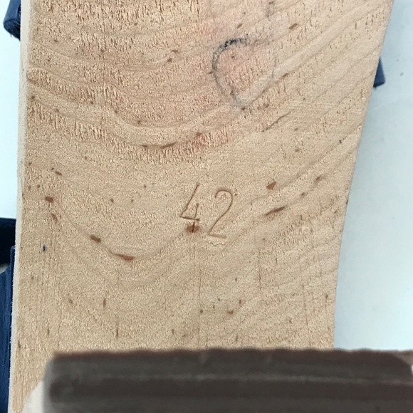 LOTTA’S From Stockholm Clog Sandals Peep Toe Blue Women’s Size 10.5 EU 42 - Picture 14 of 16